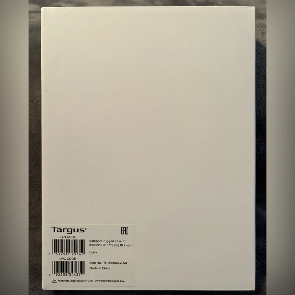 NWT Targus SafePort Rugged Case for iPad (9th, 8th, 7th gen.) Black, 10.2-inch